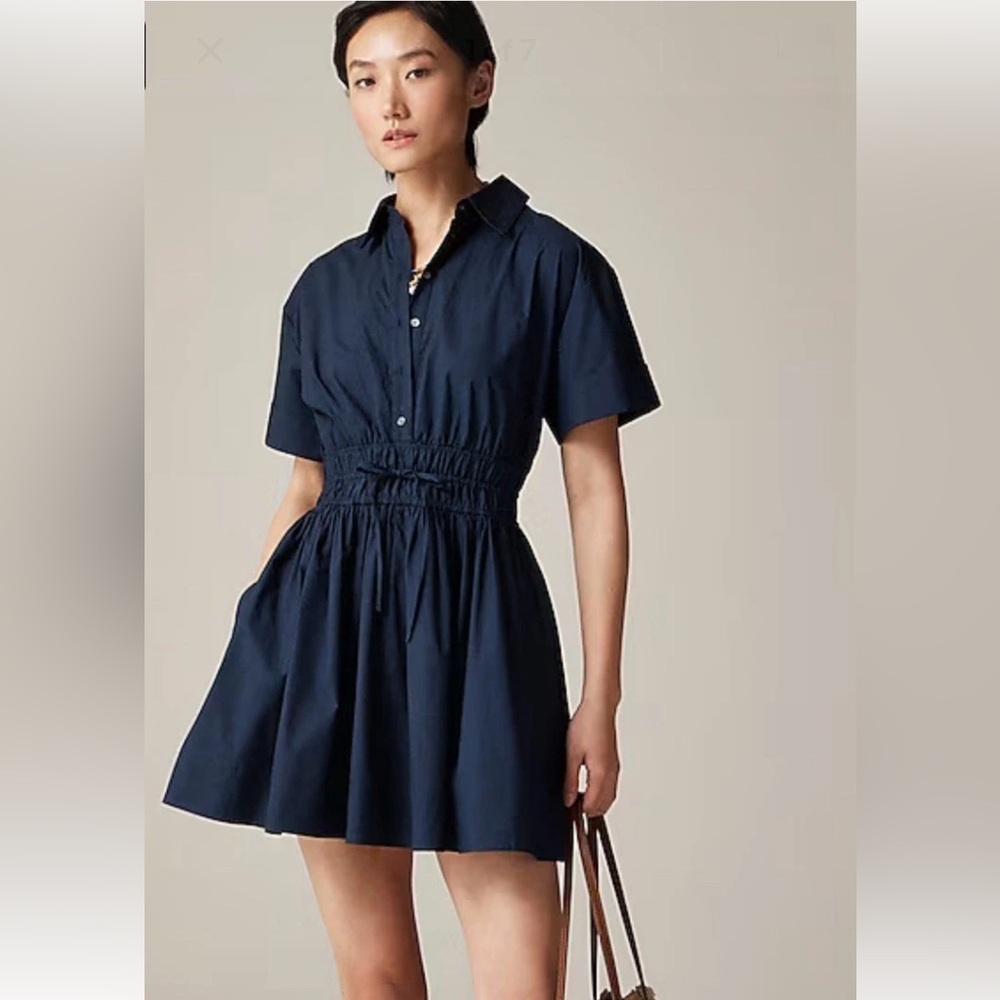 J Crew NWT Elena Mini Shirtdress